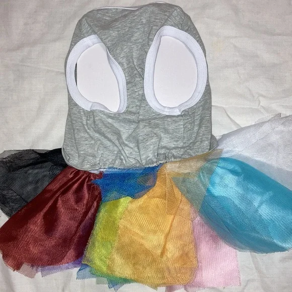 New Rainbow Dog Costume  Size M - Picture 4 of 7